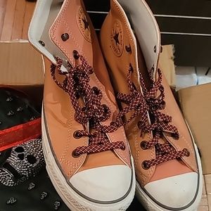 Chuck Taylor All Star Lift Platform Tonal Leather Terra blush/ egret/ root color